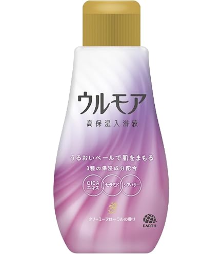 Amazon | ウルモア 高保湿入浴液 クリーミーローズ 600ml・乳白色 液体